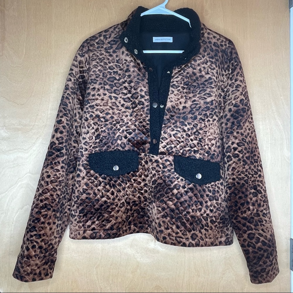 Urban outfitters leopard jacket